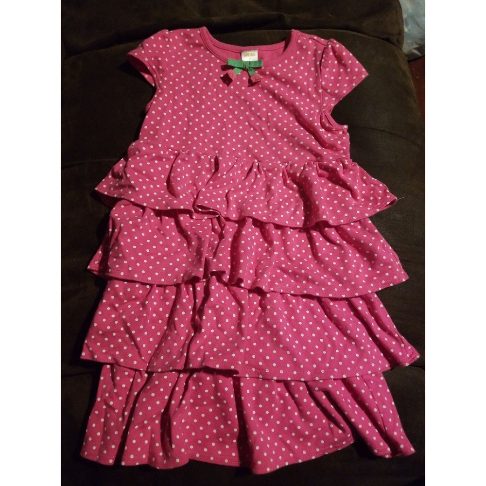 Gymboree bright tulip pink dress 7